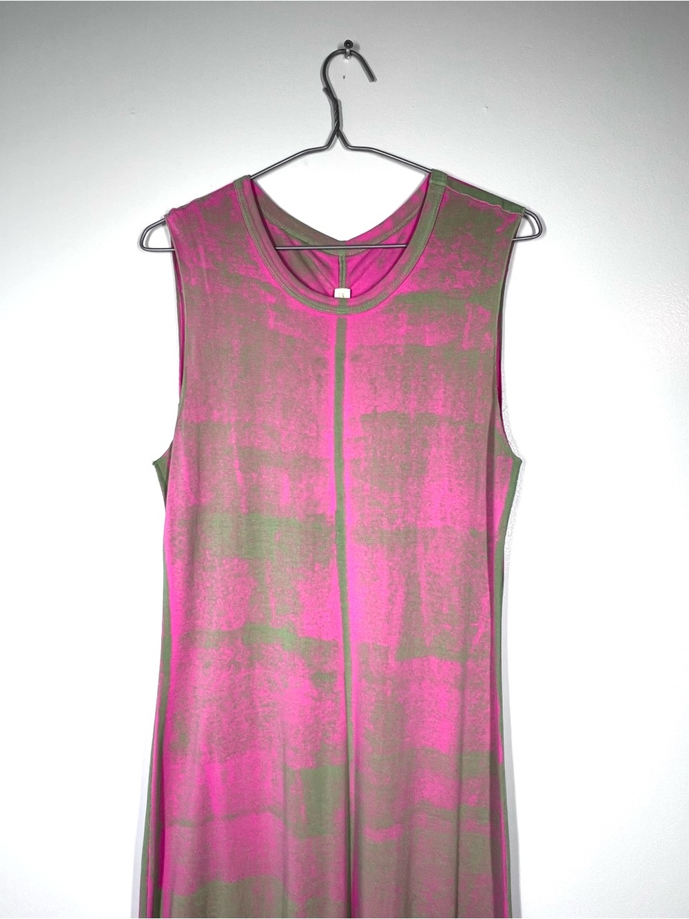 Raquel Allegra Muscle Tank Column Maxi Dress Made in LA Size 10-12 - Picture 9 of 12